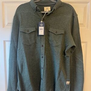 Surfside Supply Teal Textured Shirt